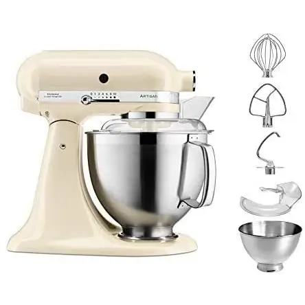 ARTISAN 5KSM185PSEAC Batidora de cocina Crema con herramienta de agitación de acero inoxidable