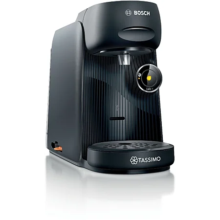 Bosch TASSIMO FINESSE TAS16B2 Coffee Maker, Monodosis, 1400W, 3.3 Bar Pressure, 0.7L Capacity, Black with Automatic Cleaning Function, Ideal for Quick Coffee Preparation.
