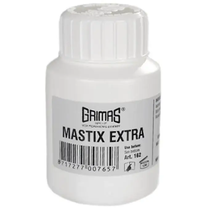 Extra resistant Mastix skin glue 100 ml Grimes, Latex paste, Halloween, characterization