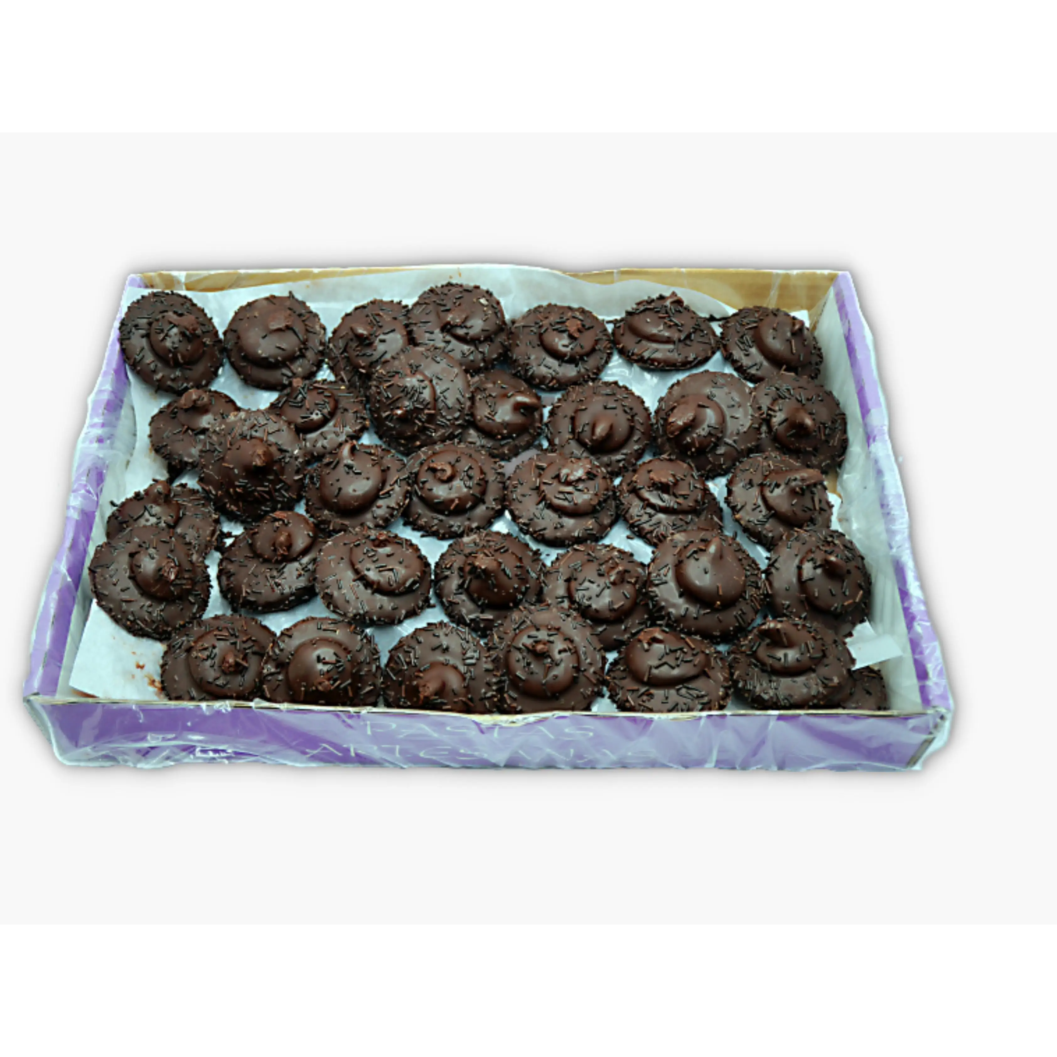 Galletas Rellenas de Crema de Trufa con Cobertura de Cacao y Fideos de Chocolate – El horno de Don Ramon – 1.5 kg, Ideales para Cumpleaños, Celebraciones y Candy Bar