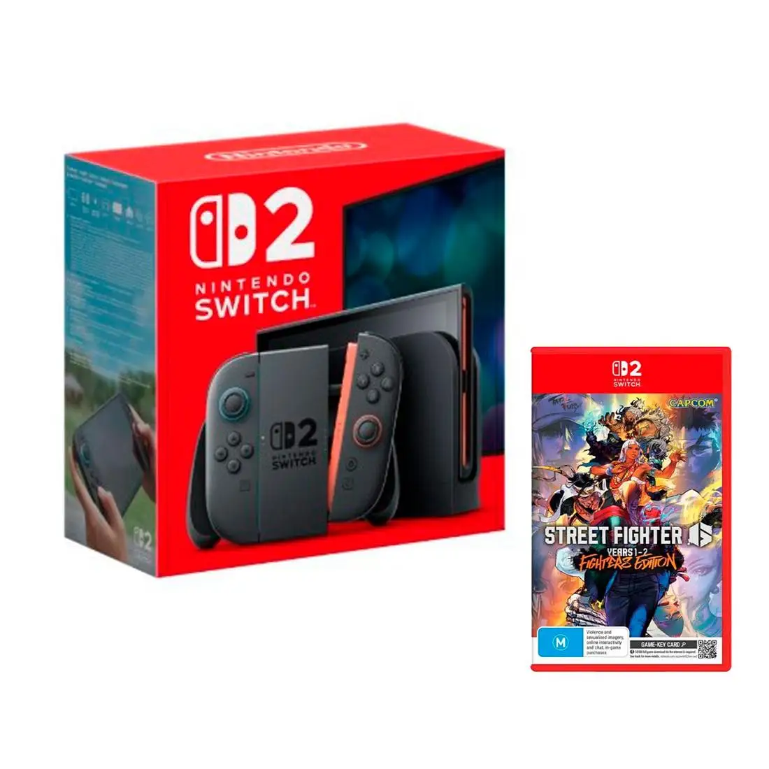Nintendo Switch 2 Consola + Street Fighter 6: Year 1-2 Fighters Edition - Switch 2