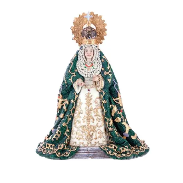 Virgin esperanza macarena of seville resin figure 10 cm