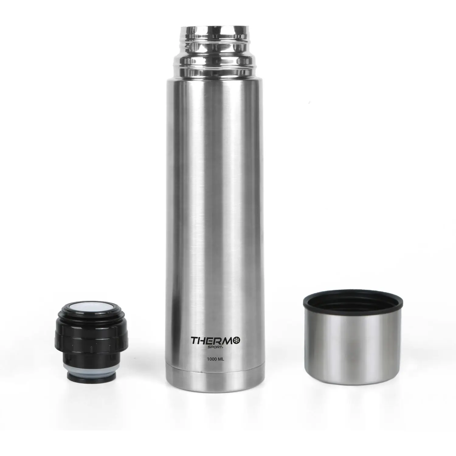 THERMOSPORT - Botella Termo Inoxidable 1000ml STYLE - Aislante para Bebidas Calientes y Frías - Diseño Moderno y Portátil