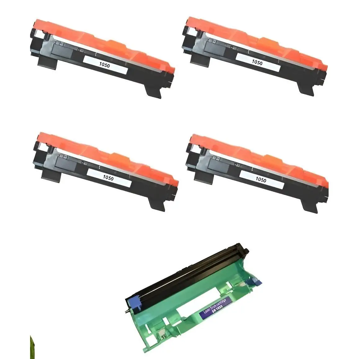 4 Brother TN1050 toner + DR1050 TAMBOR HL1110 HL1212 DCP1510 MFC1810 etc nonoem
