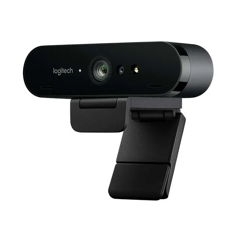 Logitech brio webcam 4k ultra hd - hdr - grabacion 4k - zoom digital 5x - color negro