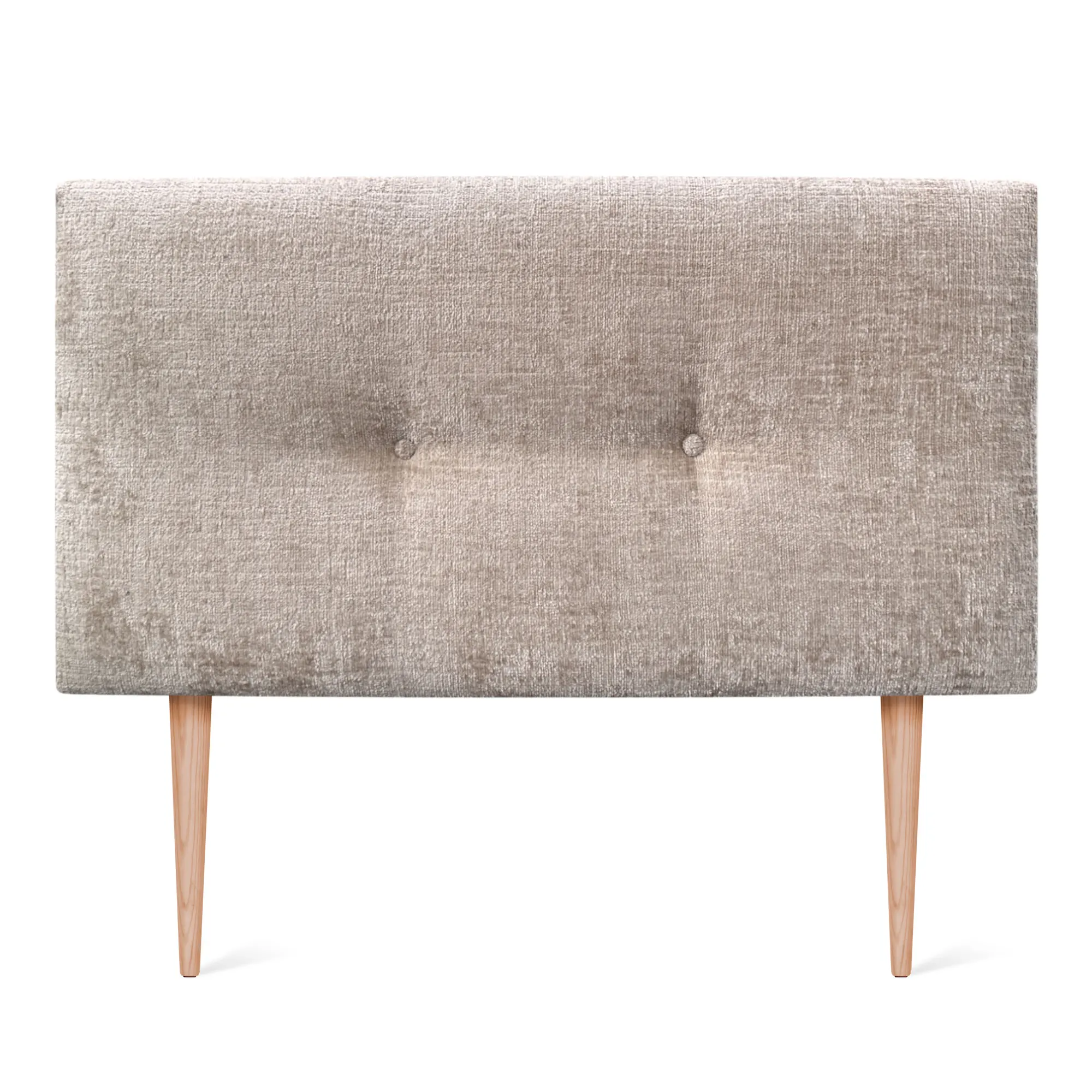 DHOME Cabecero Acabado Lana Natural con Botones y Patas Cabe