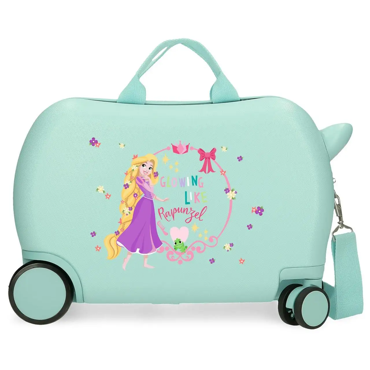 Disney Maleta De Cabina ABS Rígida Princess Celebration Azul 45cm