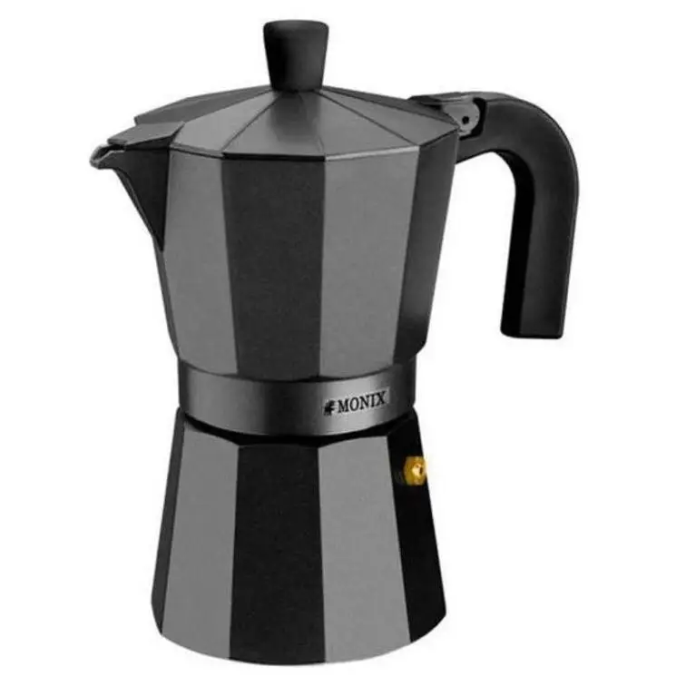 MONIX coffee maker 6 cups VITRO NOIR M640006-coffee machine