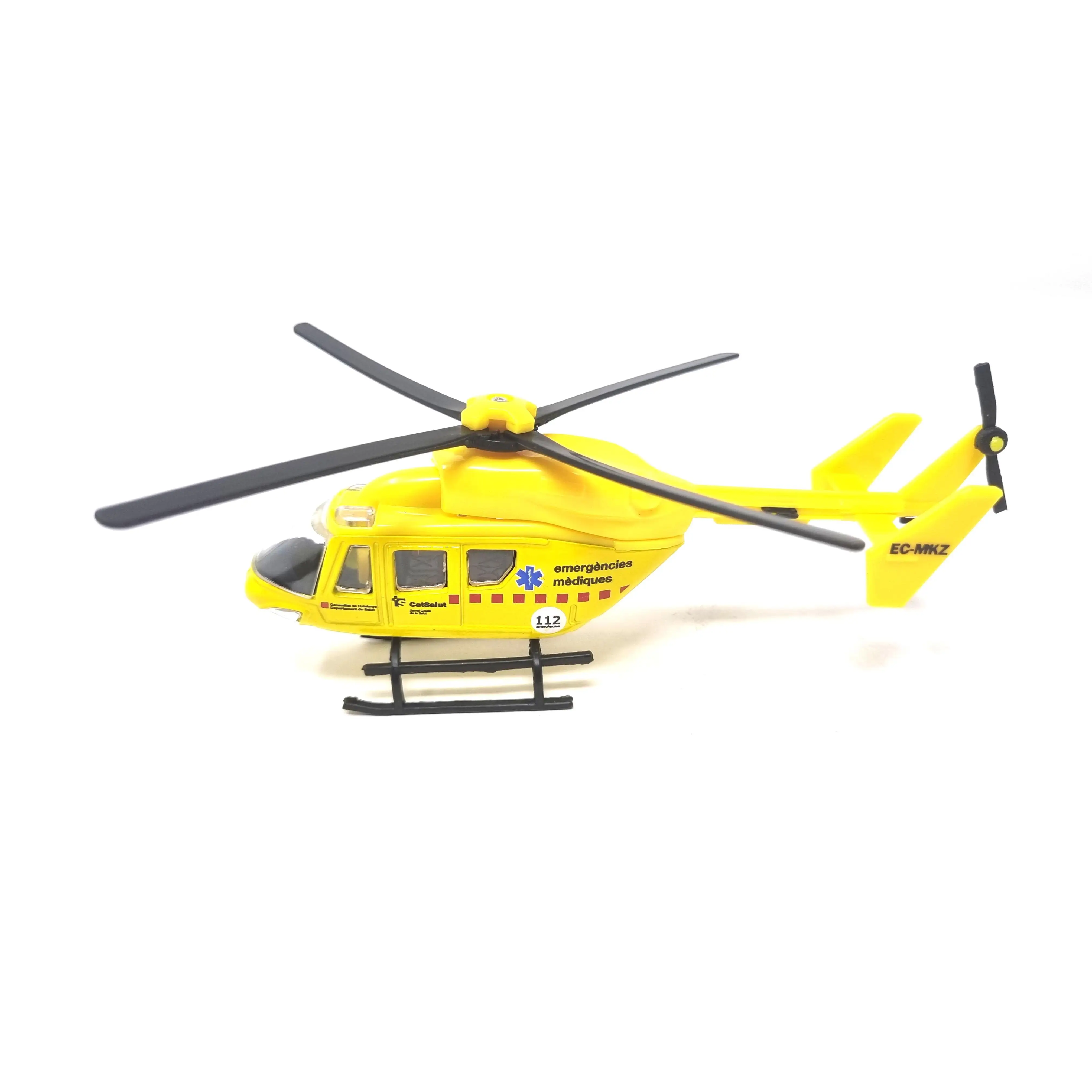 Helicóptero de plástico con Partes metálicas, Juguete Ideal para niños y coleccionistas. PLAYJOCS GT-8131 HELICÓPTERO SEM