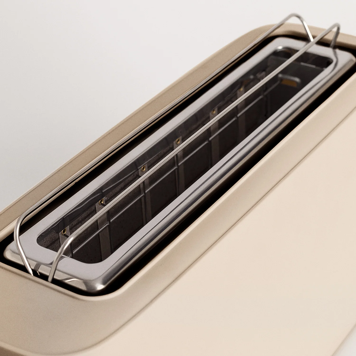 CREATE-Modern Style Bread Toaster with 2 Wide Slots for Medium Bread Slices and 6 Power Levels-TOAST STUDIO XL