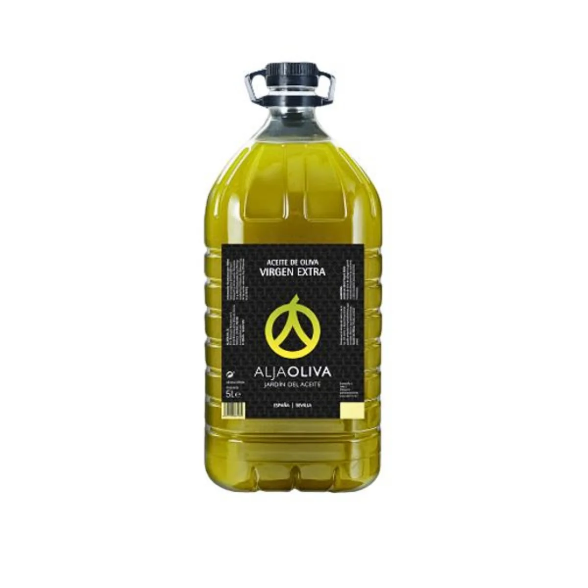 Aceite De Oliva Virgen Extra Sin Filtrar AljaOliva, Garrafa 5L Sabor Intenso Verde Turbio con Carácter Frescura Garantizada