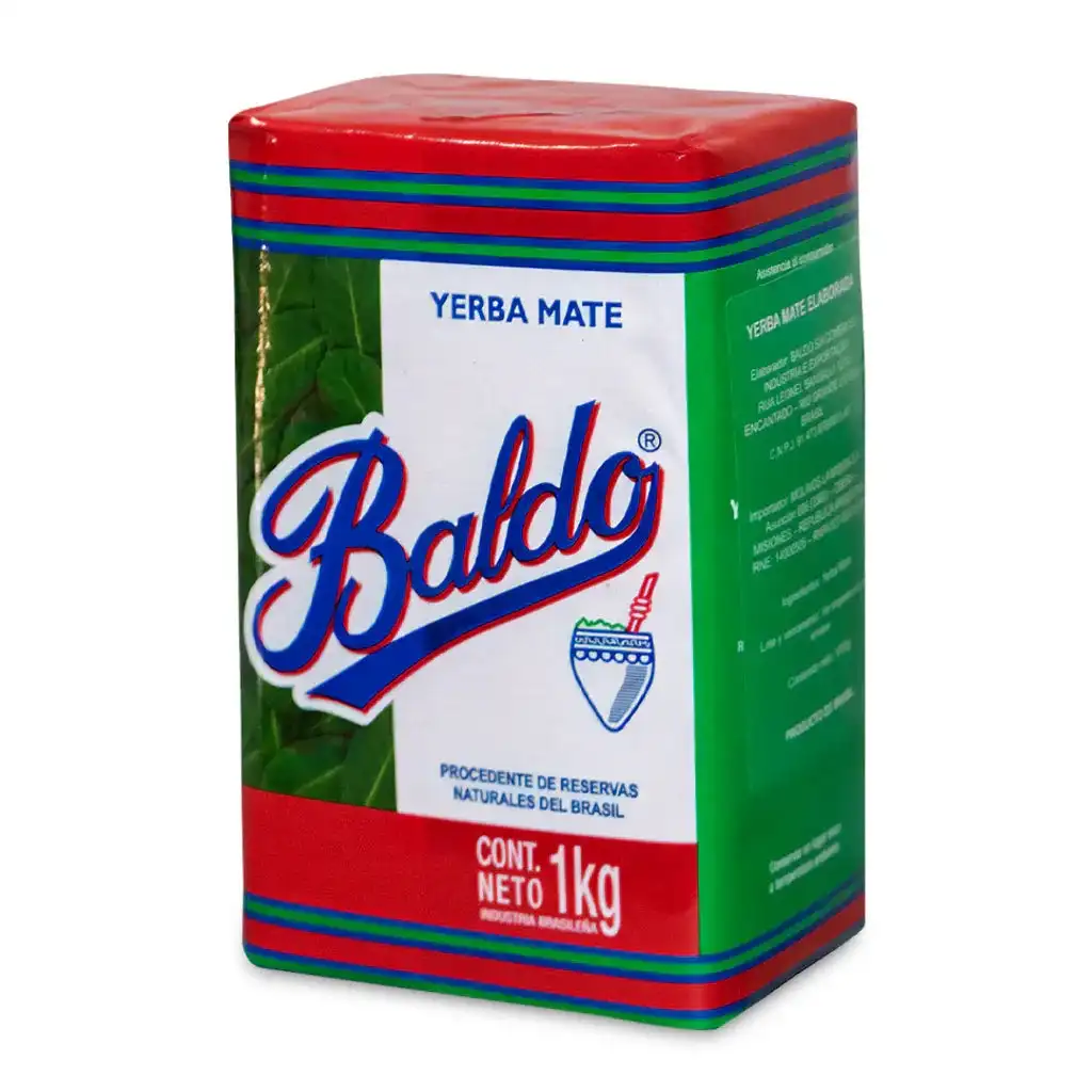 Baldo 1 Kg Yerba Mate - Premium, Natural y de Sabor Intenso - Qumir