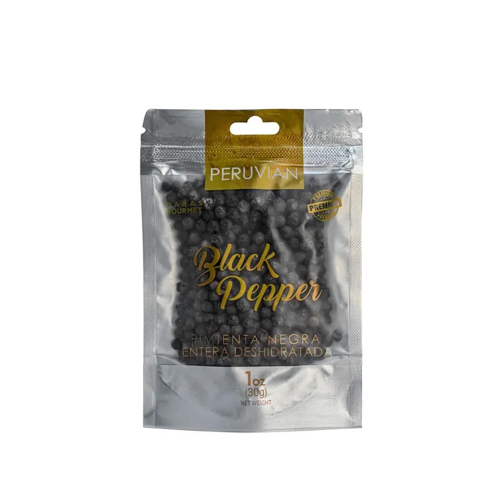 MARAS GOURMET | Pimienta Negra Peruana bolsa 30g | Ideal para Cocina Gourmet
