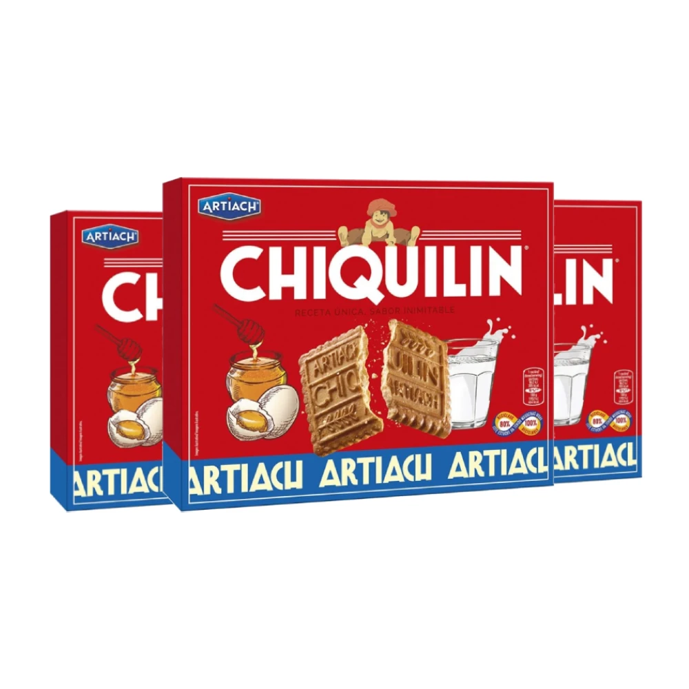 Galletas Chiquilín Artiach 525 g x 3 paquetes.