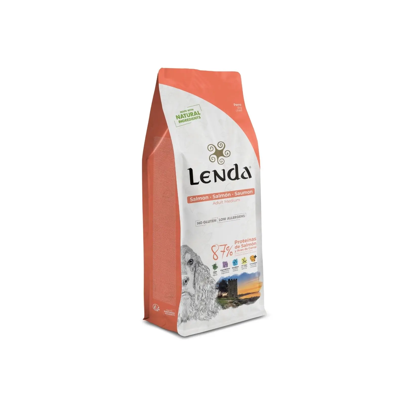 Lenda Salmón – Pienso Natural para Perros – Rico en salmón
