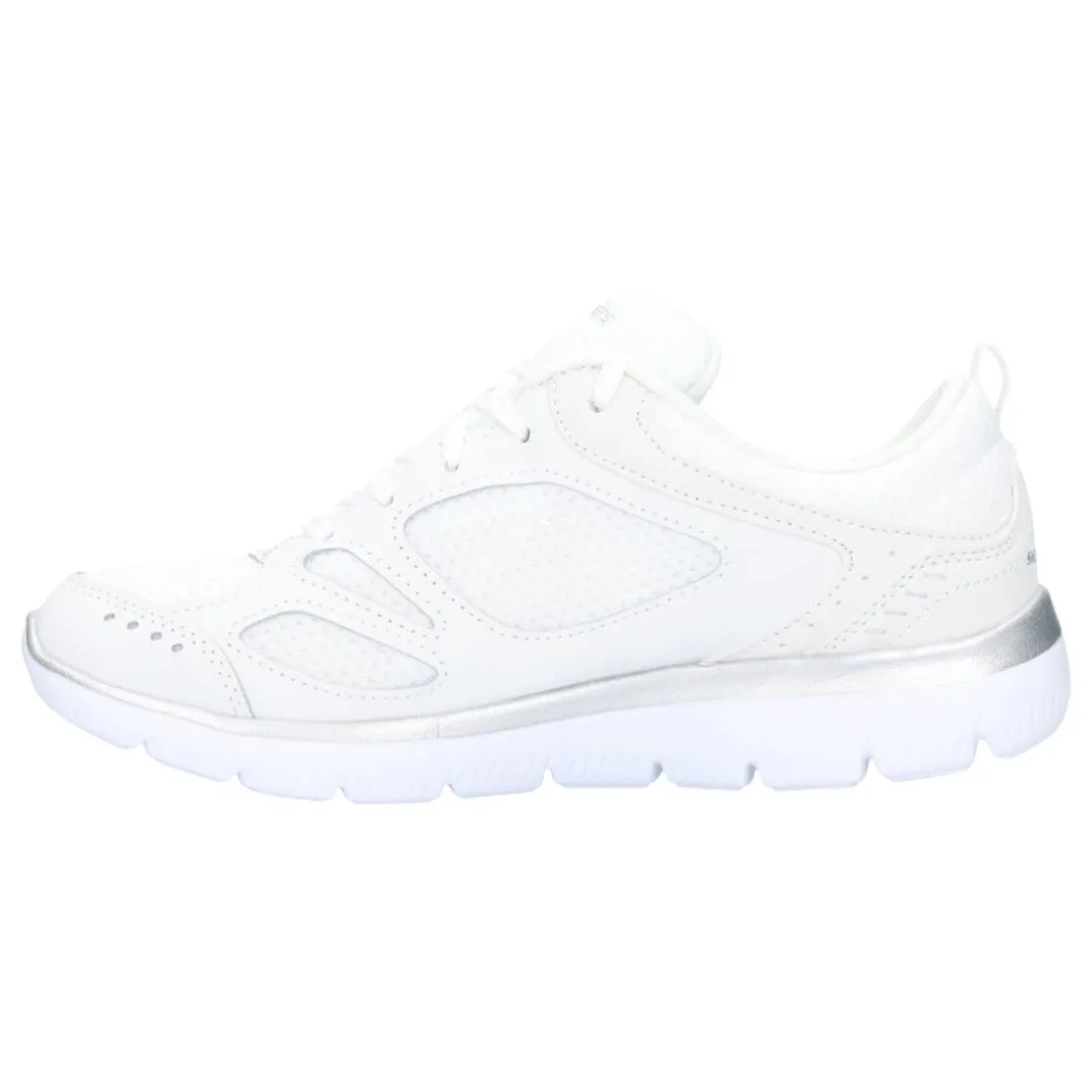 Skechers Summits-Suited sneakers Sportwear Memory Foam vegan origin Flexible sole woman White sk12982_wsl //