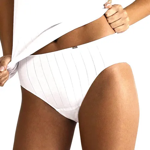 AVET-32195 Pack de 6 Bragas mujer algodon lycra desagujada