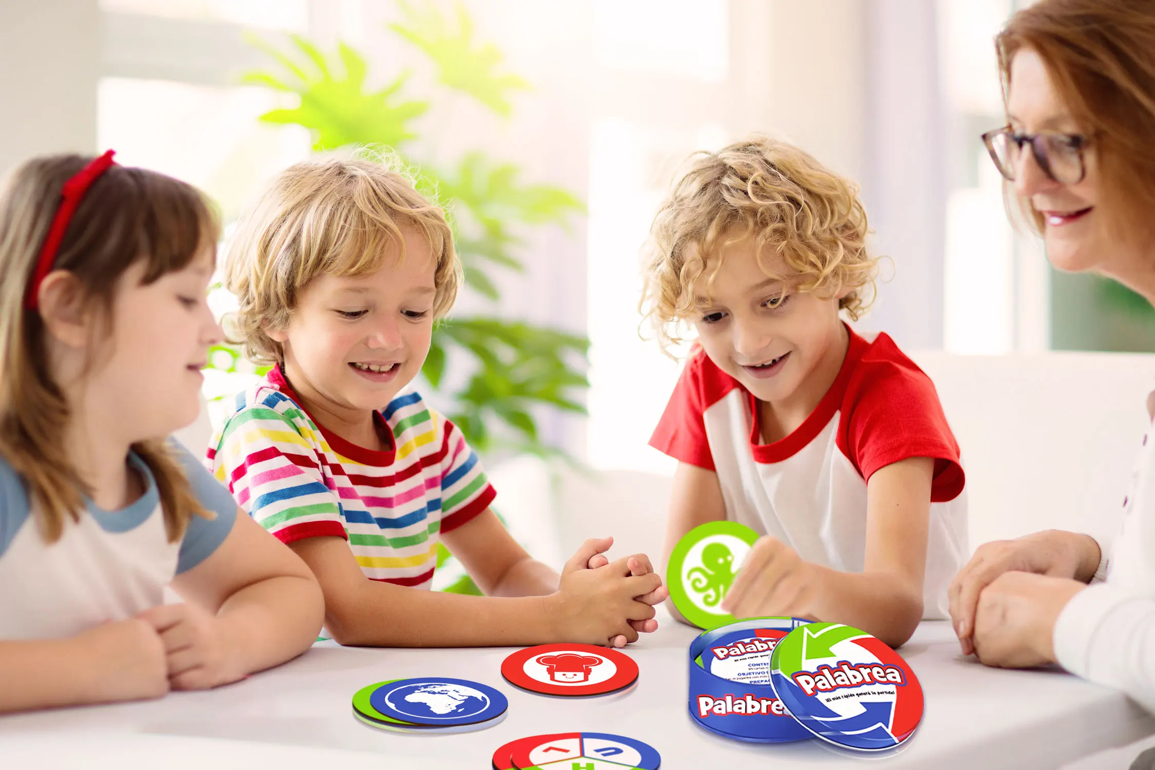 Ludilo Palabrea | Educational Board Game for Children 6 Years, Educational Family Board Game, Great for Family Game Night, Designed for 2-6 Players