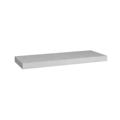 Factory square wall shelf white Cassius 60 Cm