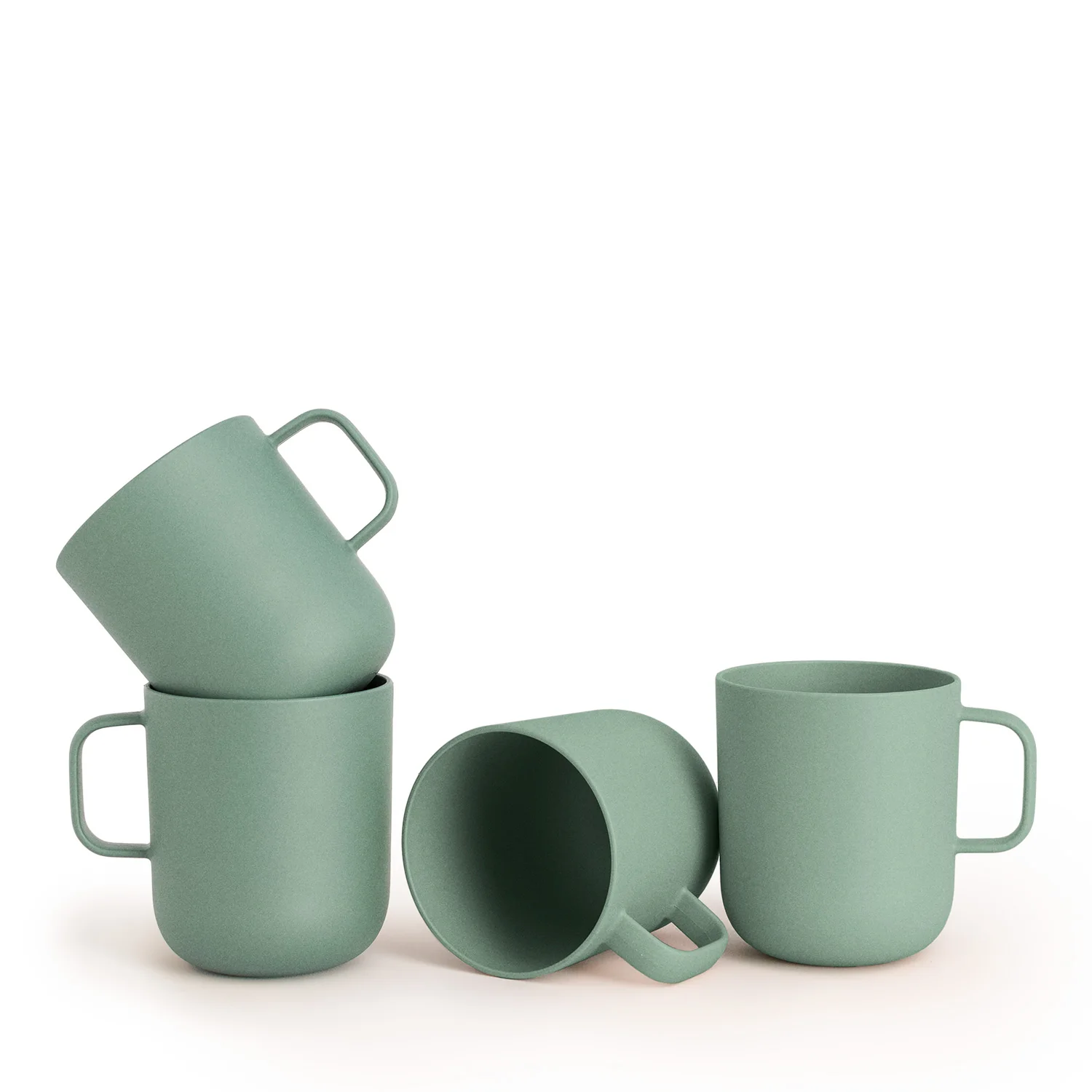 Set of 4 create outdoor cups of 400ml - pla plant origin material