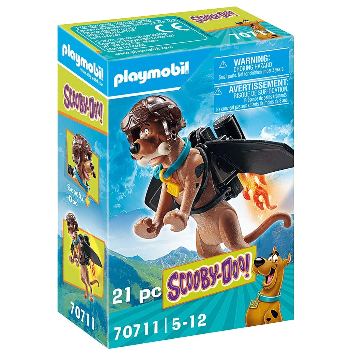 PLAYMOBIL SCOOBY-DOO! FIGURA COLECCIONABLE PILOTO, 70711, TIENDA CON LICENCIA OFICIAL