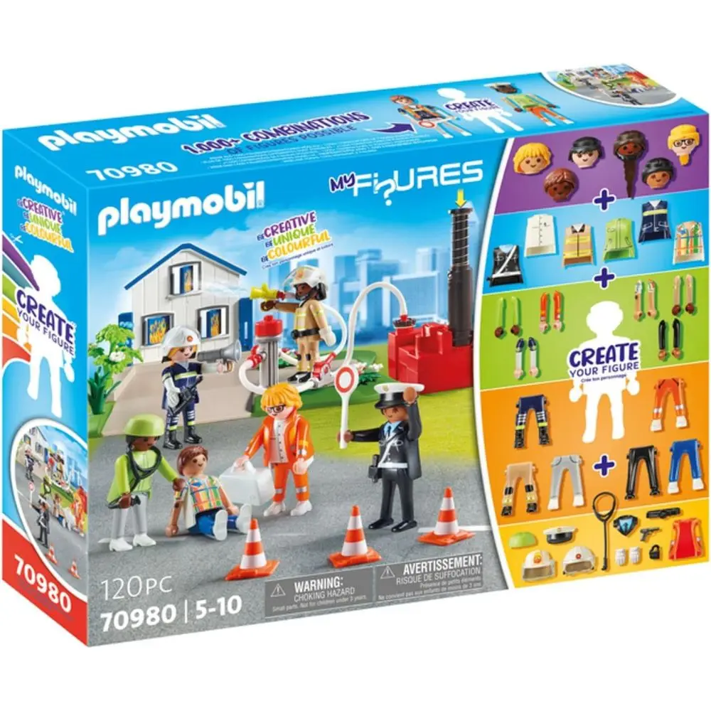 PLAYMOBIL My figures misión rescate juguetes de accion (70980)
