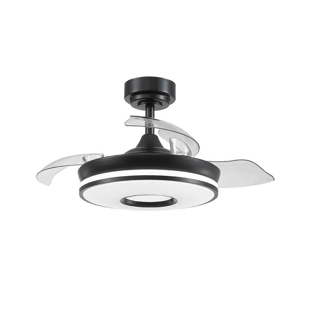 Akunadecor Dc Dani S Black Led Fan 3 temperatures and timer