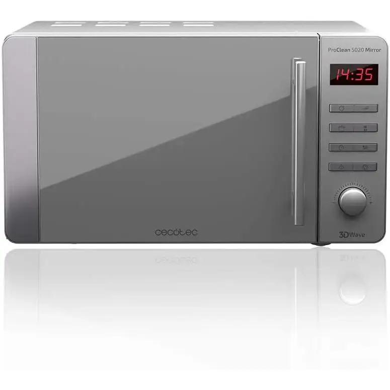 Cecotec microwave Proclean 5020 Mirror 20L 700W 8 programs Inox shooter technology 3DWave A ++