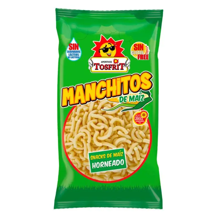 PACK de 9 – Manchitos Aperitivo tosfrit sin lactosa 9 x 100g TOSFRIT APERITIVOS