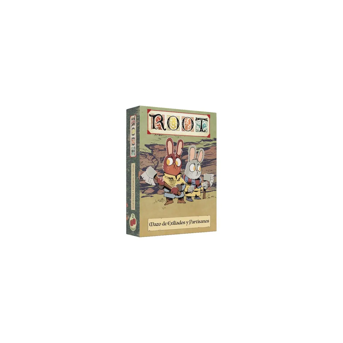 2tomatoes Games | Root: Pack letters from exiles and partisans | Strategic expansion | New cards, mechanics and possibilities | Fantasy and animals | 2to 6 Juadores