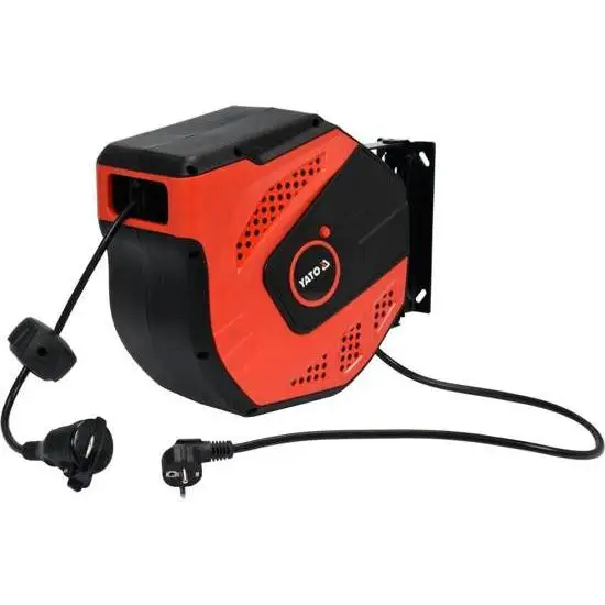 Yato YT-81221 enrollacables 1 salidas AC 20 m