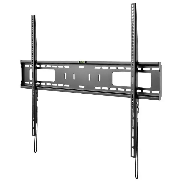 goobay 49892 Soporte de pared para TV Pro Fixed (XL), 43 a 100 pulgadas (109-254 cm), 75 kg, Montaje fácil y seguro, Estándar Vesa, QLED/LED, Negro