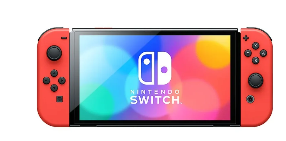 NINTENDO SWITCH OLED red or white European OFFICIAL authentic console