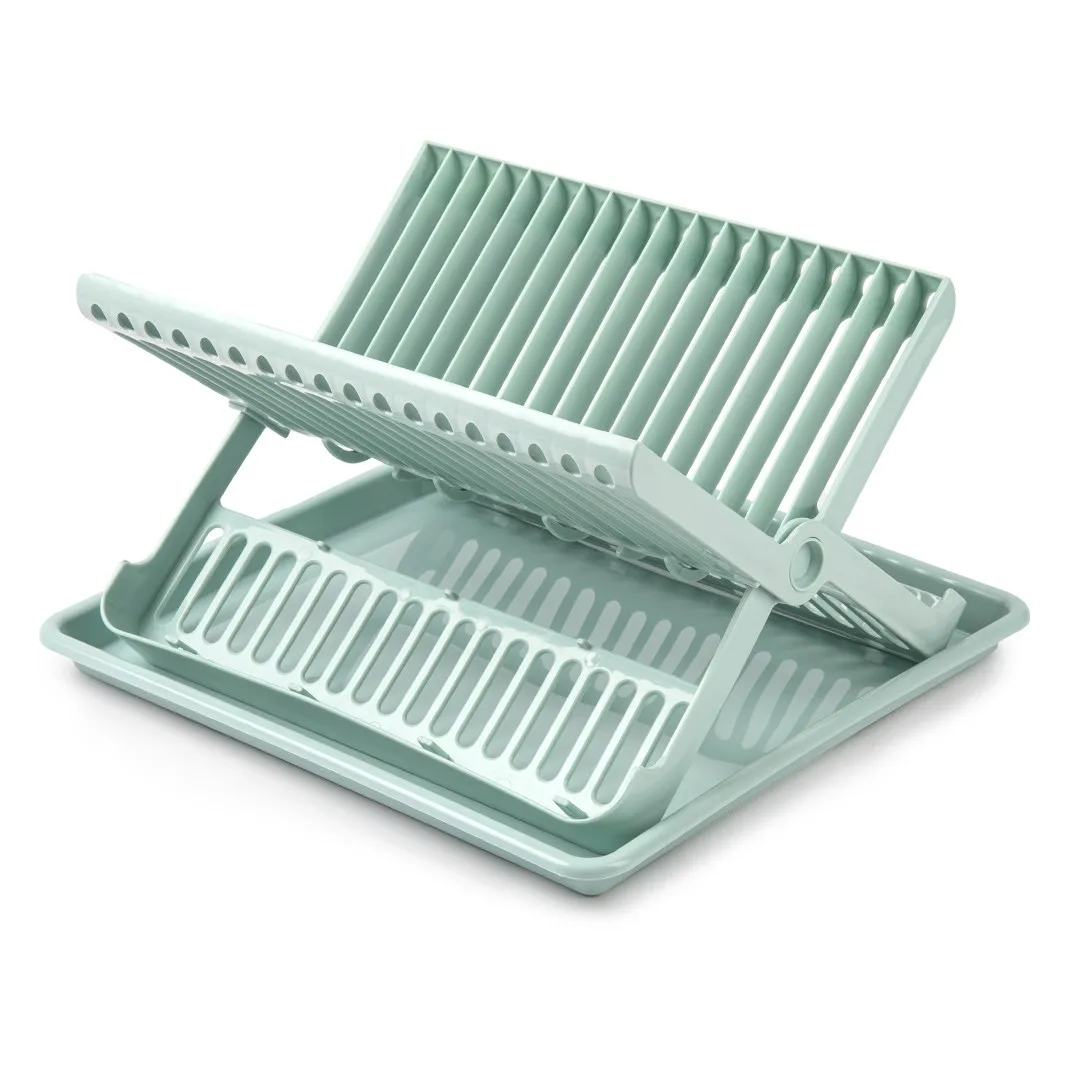 Escurreplatos Plegable con Bandeja Anti-Goteo Resistente PP5 Gran Capacidad y Ligero - PlasticForte