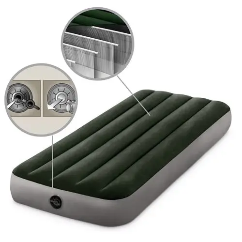 INTEX air inflatable mattress Intex Prestige Downy Cot 1 person | Dimensions 191x99x25 cm