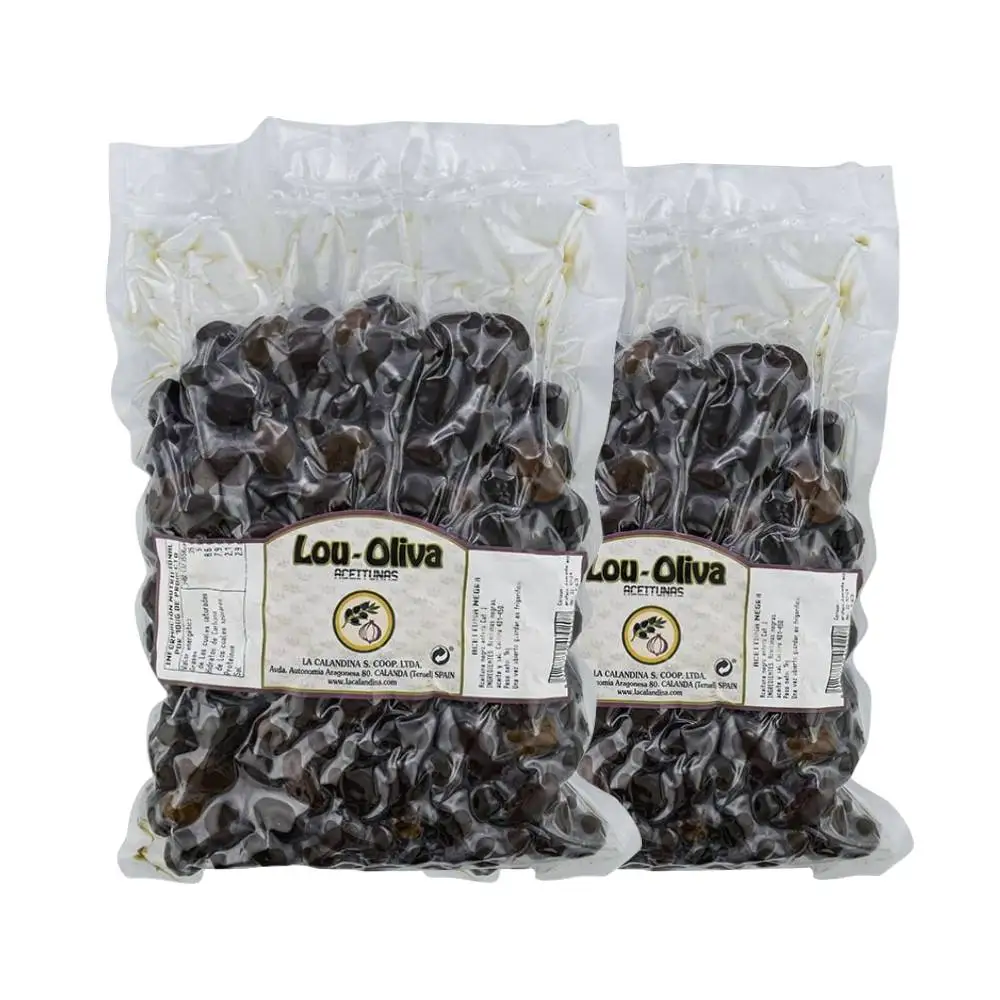 Aceitunas negras de Aragón Lou-Oliva 1 kg pack 2