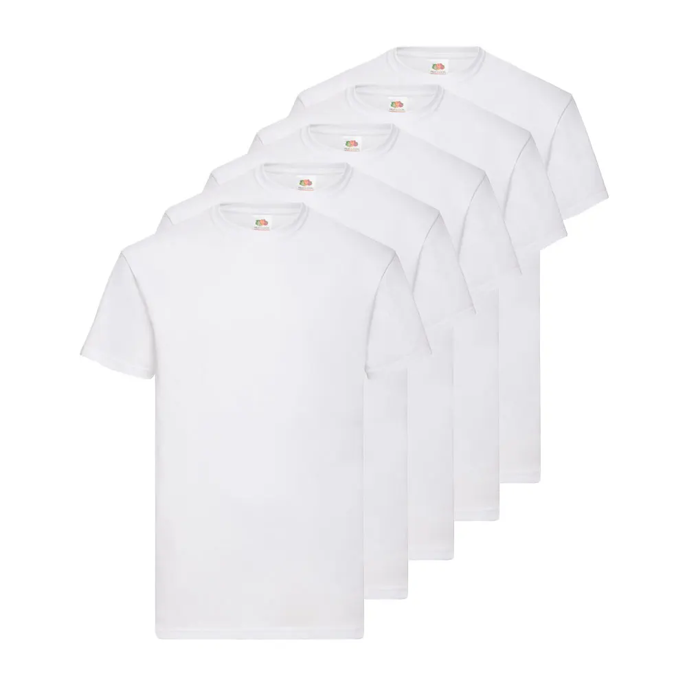 Fruit of the Loom 5-Pack Soft Cotton T-Shirts for Casual Wear