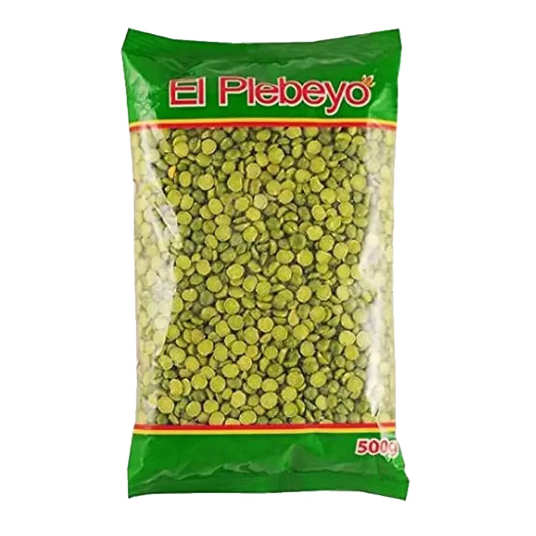 El Plebeyo Arveja verde partida 500g - Producto peruano