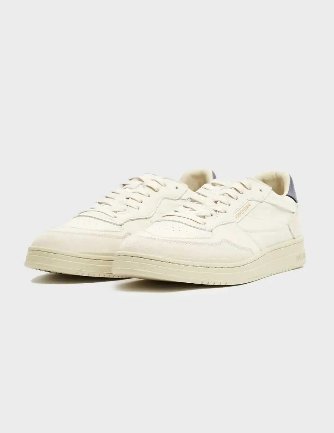 Pompeii Brand Elan Leather Ecru white sneaker for men