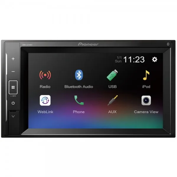 Autorradio Multimedia PIONEER DMH-A240BT de pantalla táctil resistiva Clear Type Mechafree de 6,2”