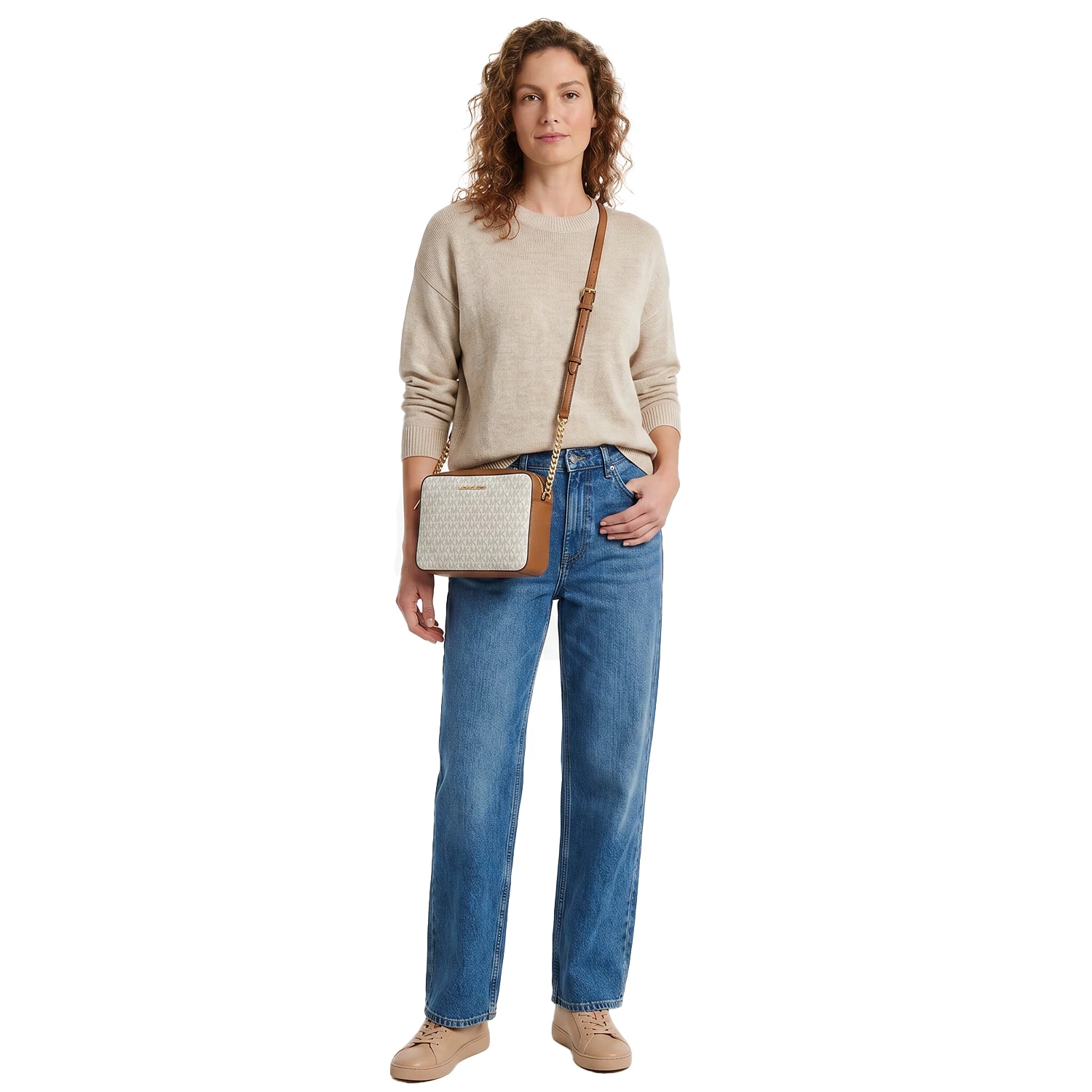 Michael Kors-Bolso Mujer Bandolera con Logotipo 35F8GTTC3B