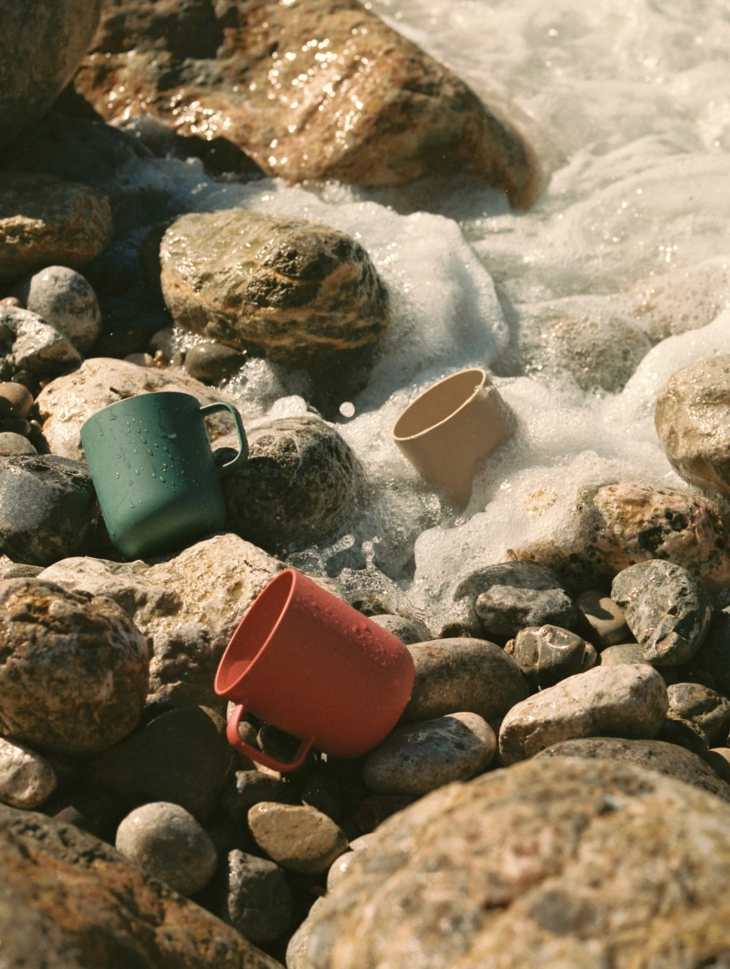 Set of 4 create outdoor cups of 400ml - pla plant origin material