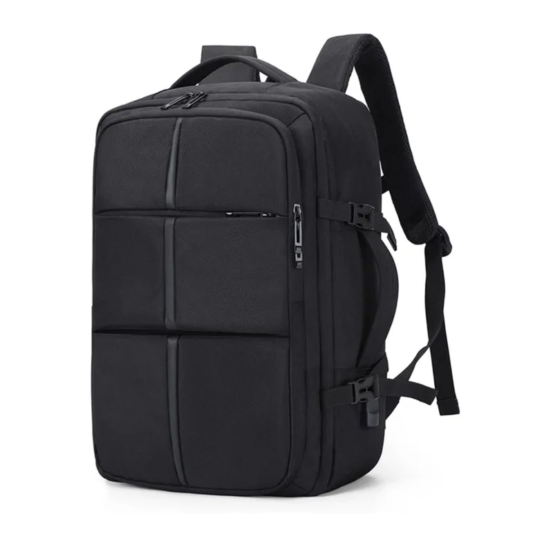 Mochila de viaje, mochila expandible convertible for llevar en el bolso, mochila for computadora portátil, mochilas casuales de negocios con puerto de carga USB, bolsa de senderismo for el fin de sema