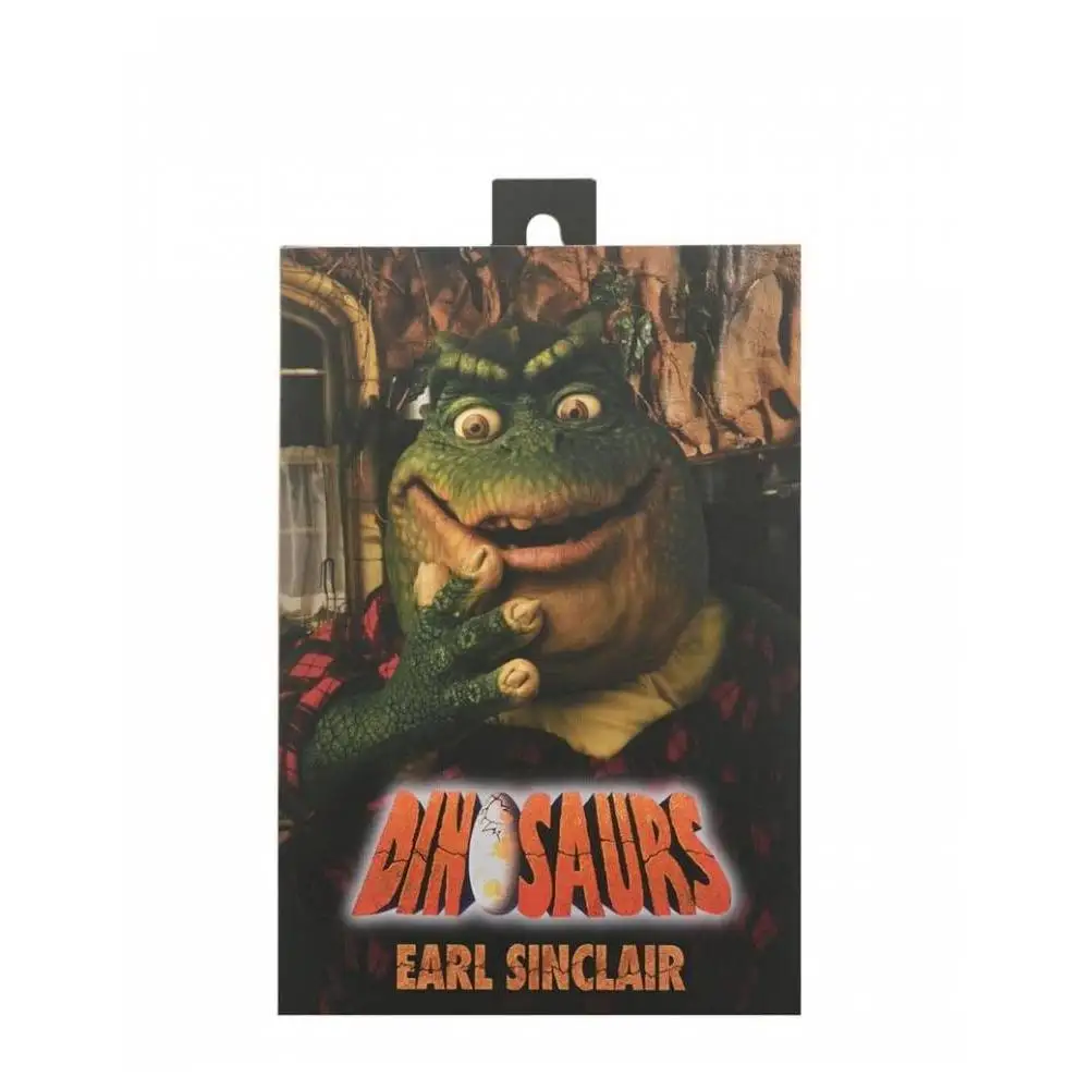NECA Dinosaurs Earl Sinclair Figura 18 cm Serie Clásica Jim Henson
