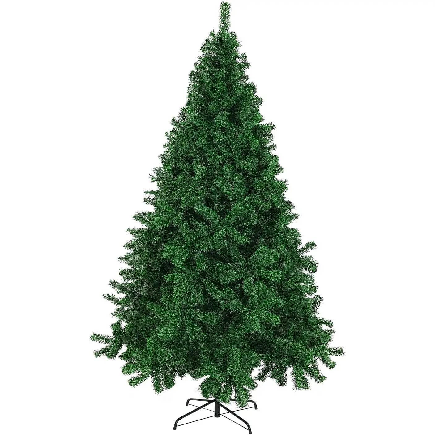 Christmas tree Artificial green Natural PVC Material tree with small metal holder 60cm 90cm 120 Table 150cm medium 180cm large 210cm 240cm