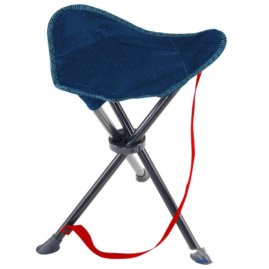 Taburete Plegable para Camping 30x30x40 cm, Silla Portátil Ligera de Tela Oxford 600D para Playa, Pesca, Picnic y Actividades al Aire Libre (4465)