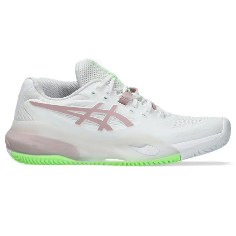 Zapatillas Asics Gel Resolution X Clay Blanco Rosa Morganita Mujer