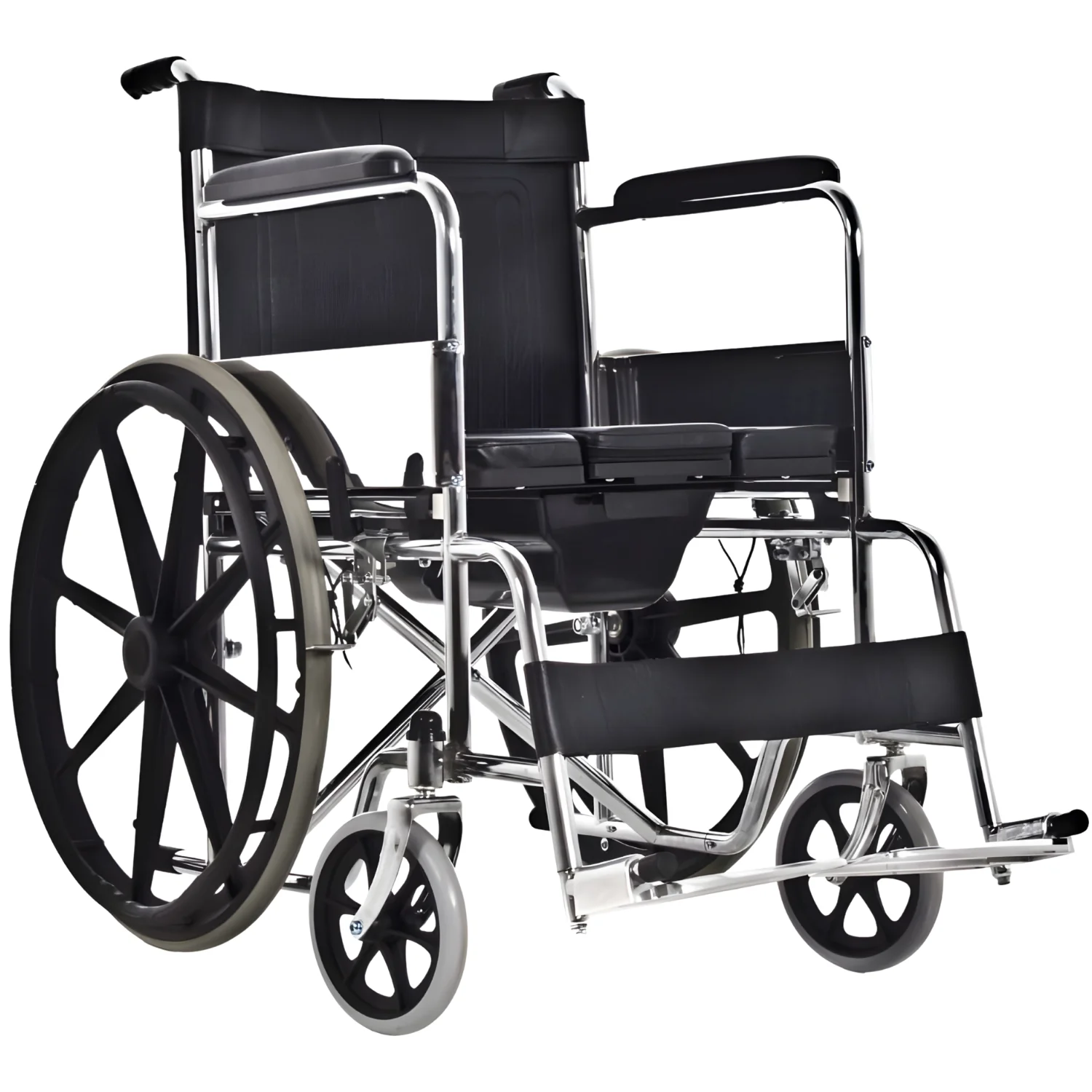 Silla de Ruedas con Asiento WC acolchado Ortoprime Ortoprime