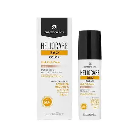 Heliocare 360º Gel Oil-Free Beige Protector Solar SPF50+ 50ml