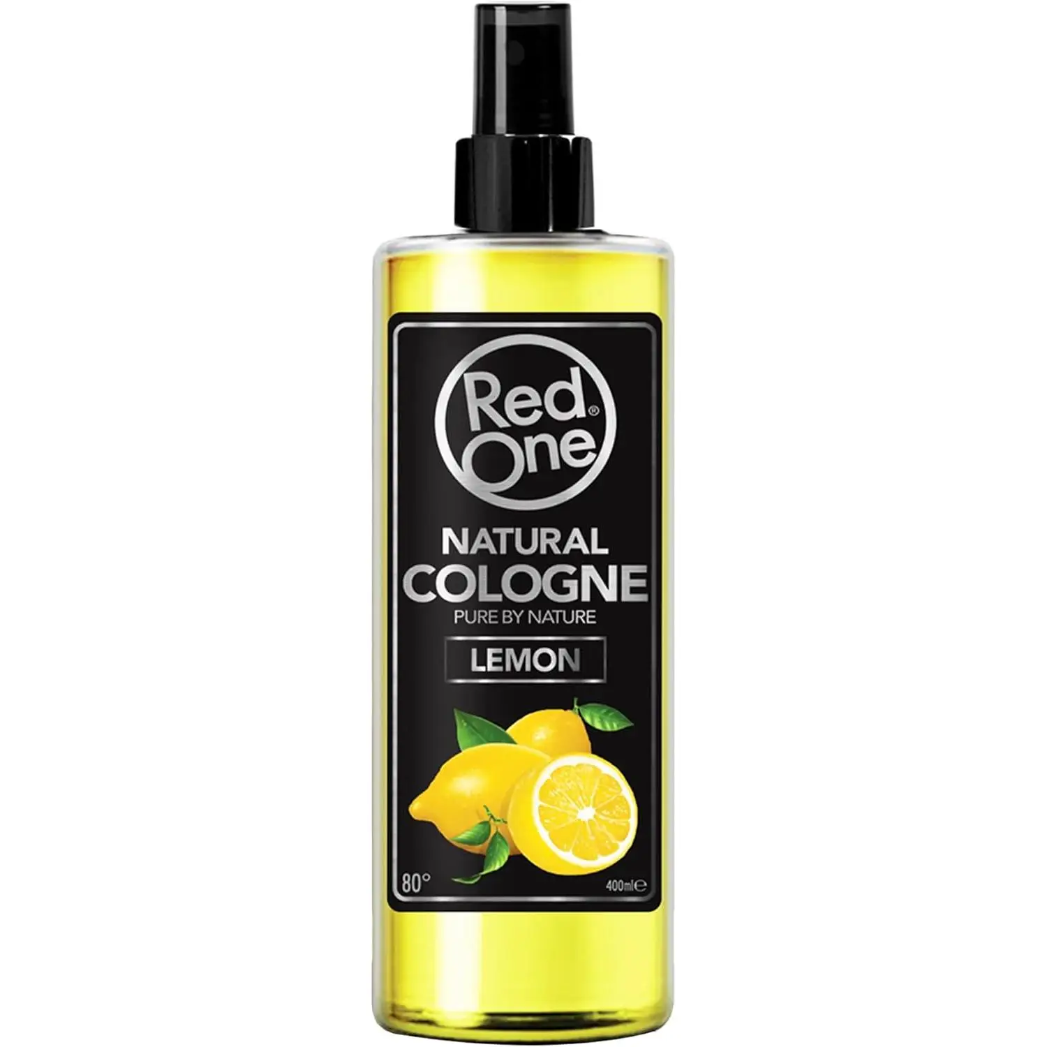 Redone Aftershave Natural Barber Colonia de limón 400 ml | Fragancia duradera | Producto de cuidado premium para hombres |